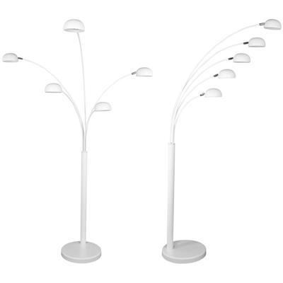 Lampadaire design blanc 5 branches orientables ENOLA
