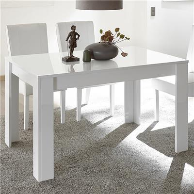 Table à manger 180 cm blanche design SERENA