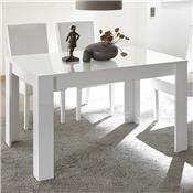 Table 180 extensible blanche design SERENA