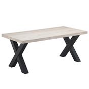 Table à manger 190 cm couleur bois naturel EUGENIA