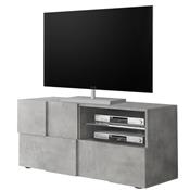 Meuble TV 120 cm design gris effet béton ARTIC 4