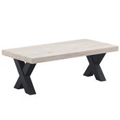 Table basse 130 cm couleur bois naturel EUGENIA